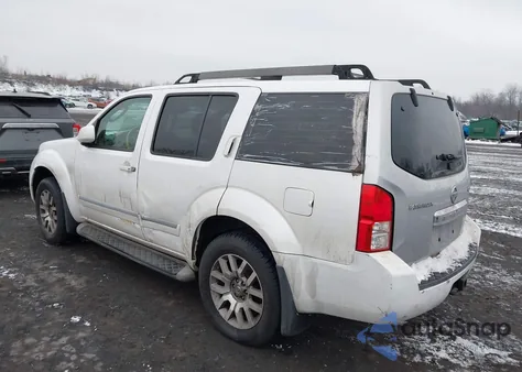 2009 Nissan Pathfinder Le from USA, damaged, VIN 5N1AR18B29C602864
